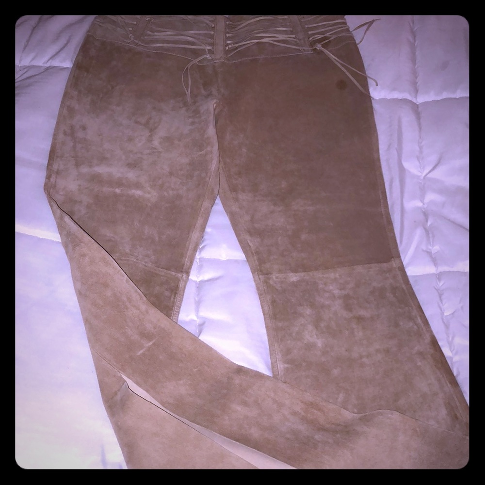 100% leather Arden B pants size 4 bell bottoms